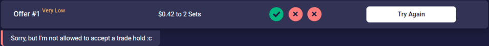 Steam 2024 Trade Hold Error. What to do? How to solve it?